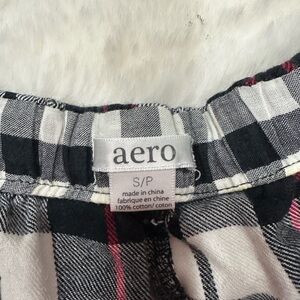 Aero plaid pijama shorts